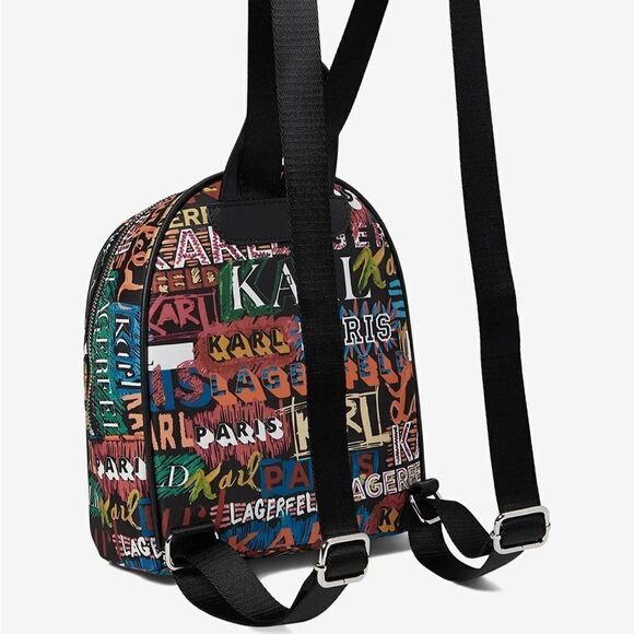 NWT Karl Lagerfeld Paris Cara Mini Backpack w/ Giftbox - Picture 14 of 14